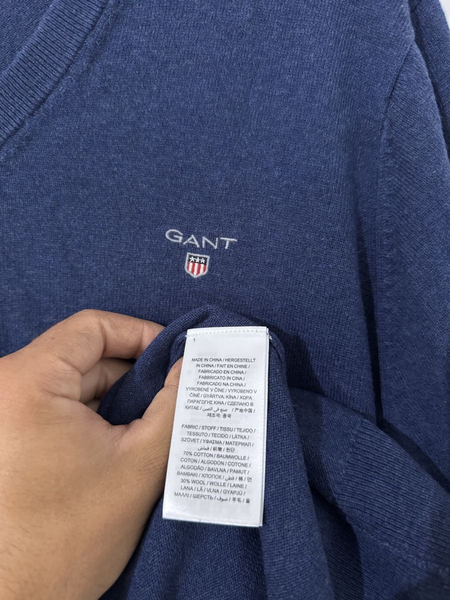 Gant Pullover & Sweatshirts: Gant Herren Pullover dunkelblau Grösse L Cotton Wool top – Neu (gemäss Beschreibung) aus Wetzikon ZH von Jan_wojt 4
