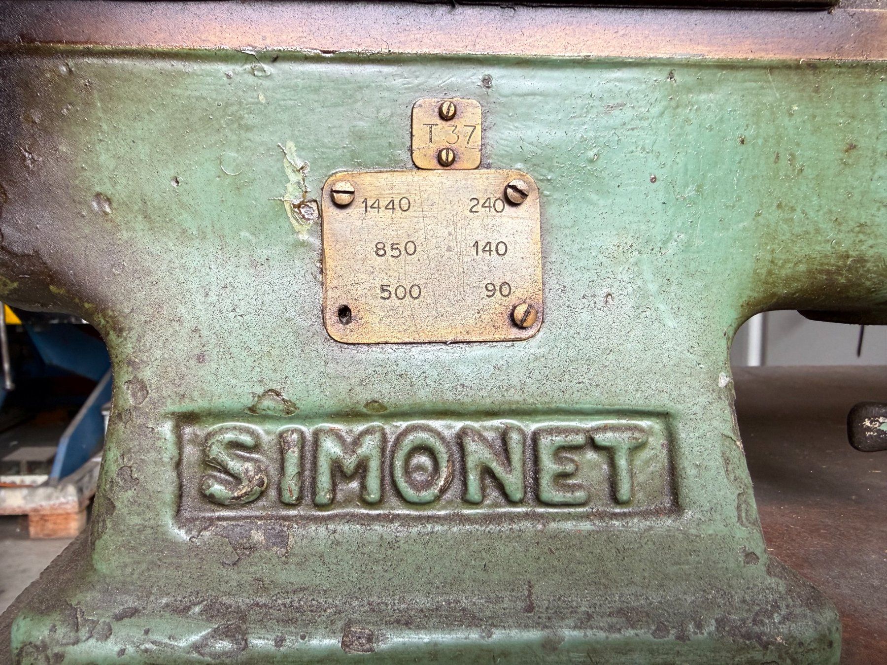 Alle Maschinen: Tour à métaux SIMONET & CIE. SA type DC102 – Gebraucht aus St-Légier von Cuisine-Services 3