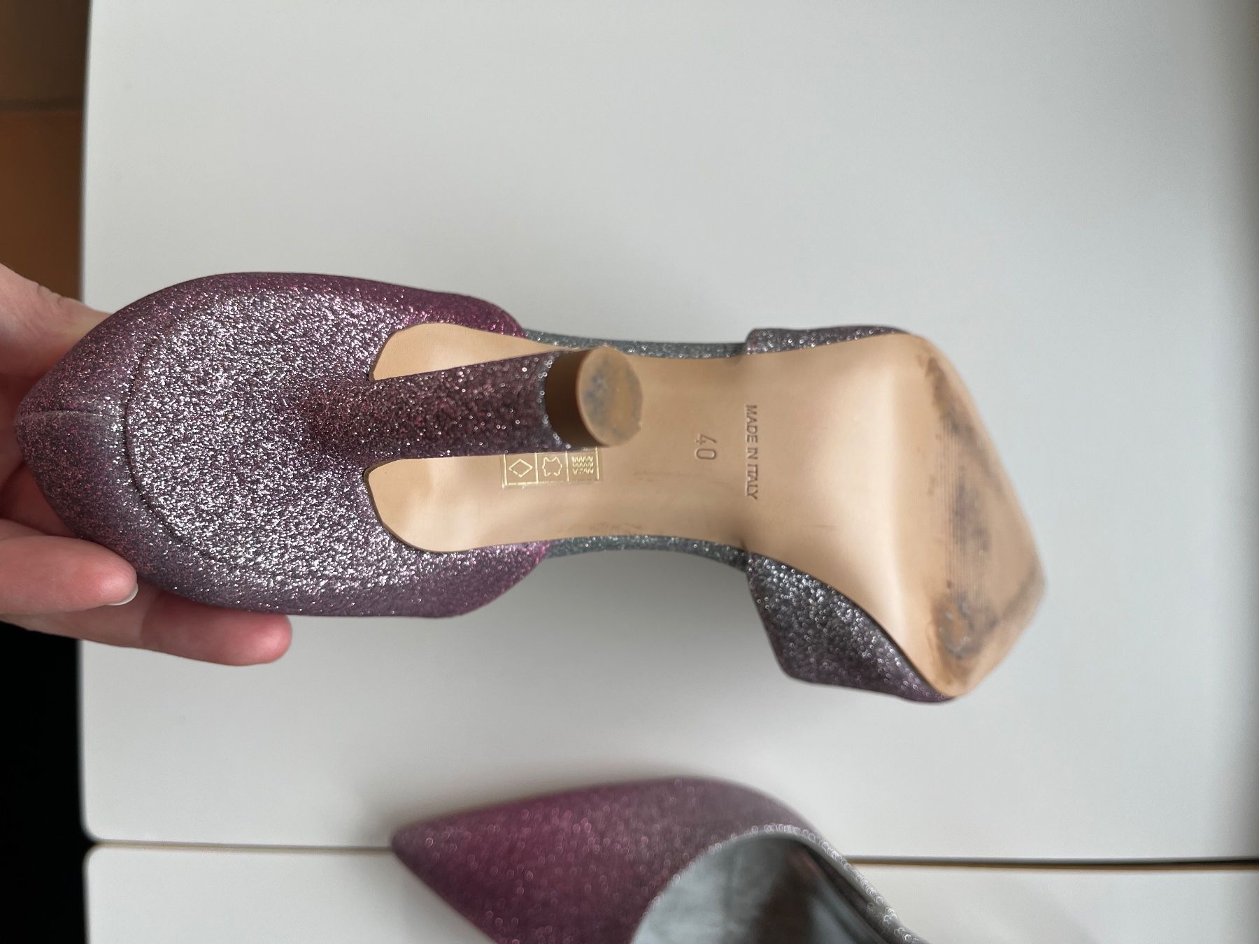 Scarpe da donna: Pink Glitzer Pumps, Grösse 40 – Usato da Baar venduto da DealDiHei 2