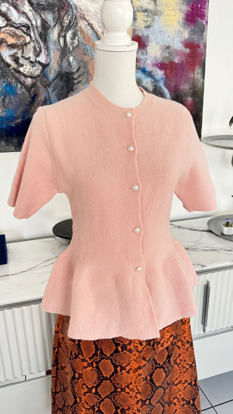 Camicette: Damen rosa Bluse Grösse M mit Perlenknöpfen – Nuovo e nell'imballaggio originale da Altendorf venduto da Ro 4