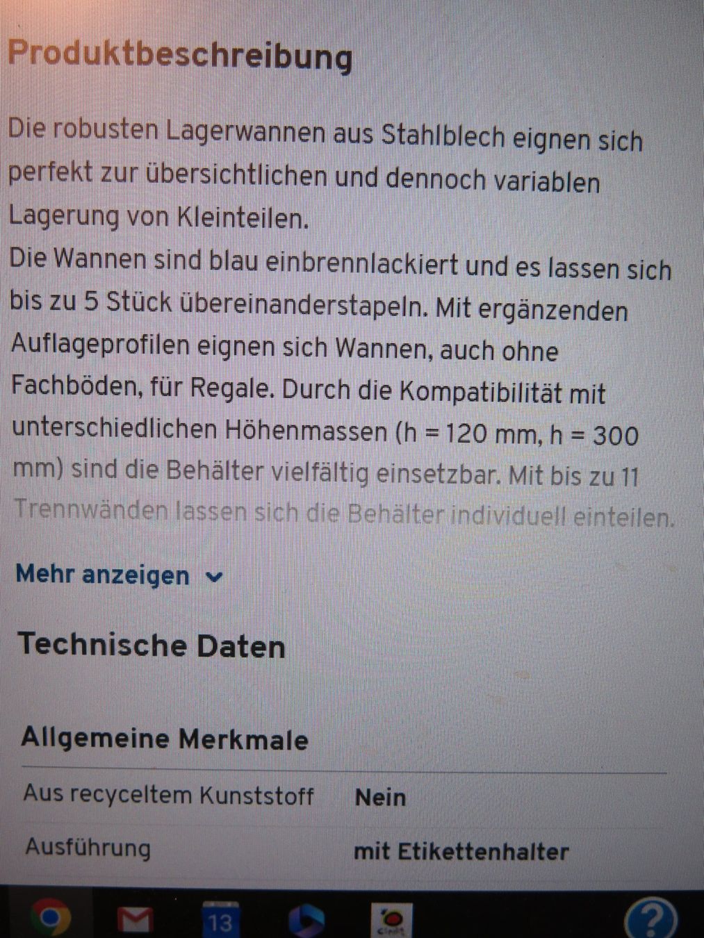 Scaffali: SSI Schäfer Lagerwannen , eine oder 2500 Stk. Neuwertig – Usato da Rümligen venduto da StefanDerendinger 8