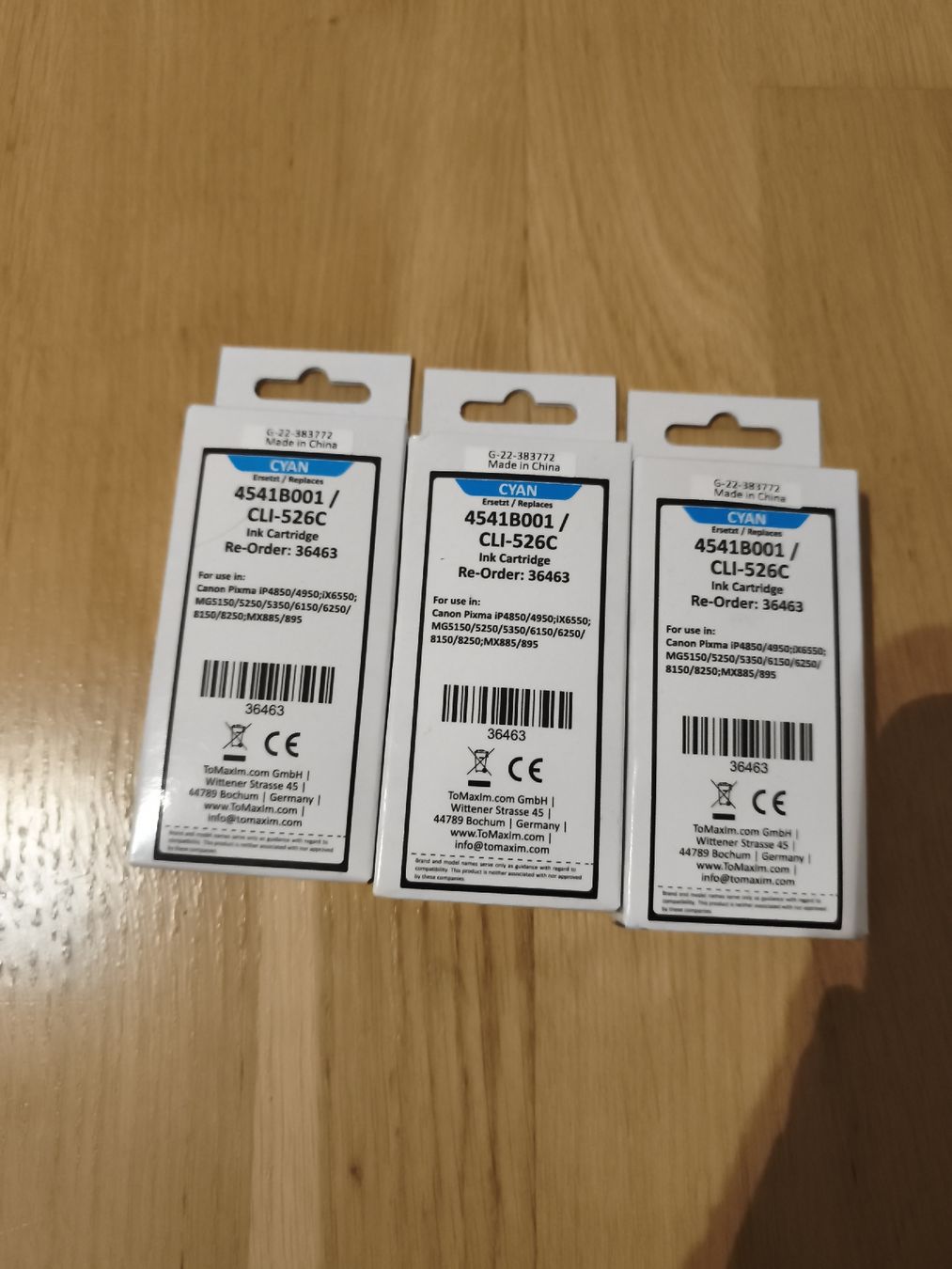 Pixma Cartucce per stampanti & toner: Druckerpatronen Set Canon Pixma 15 Stück – Usato da Bolligen venduto da TvG.1535 4