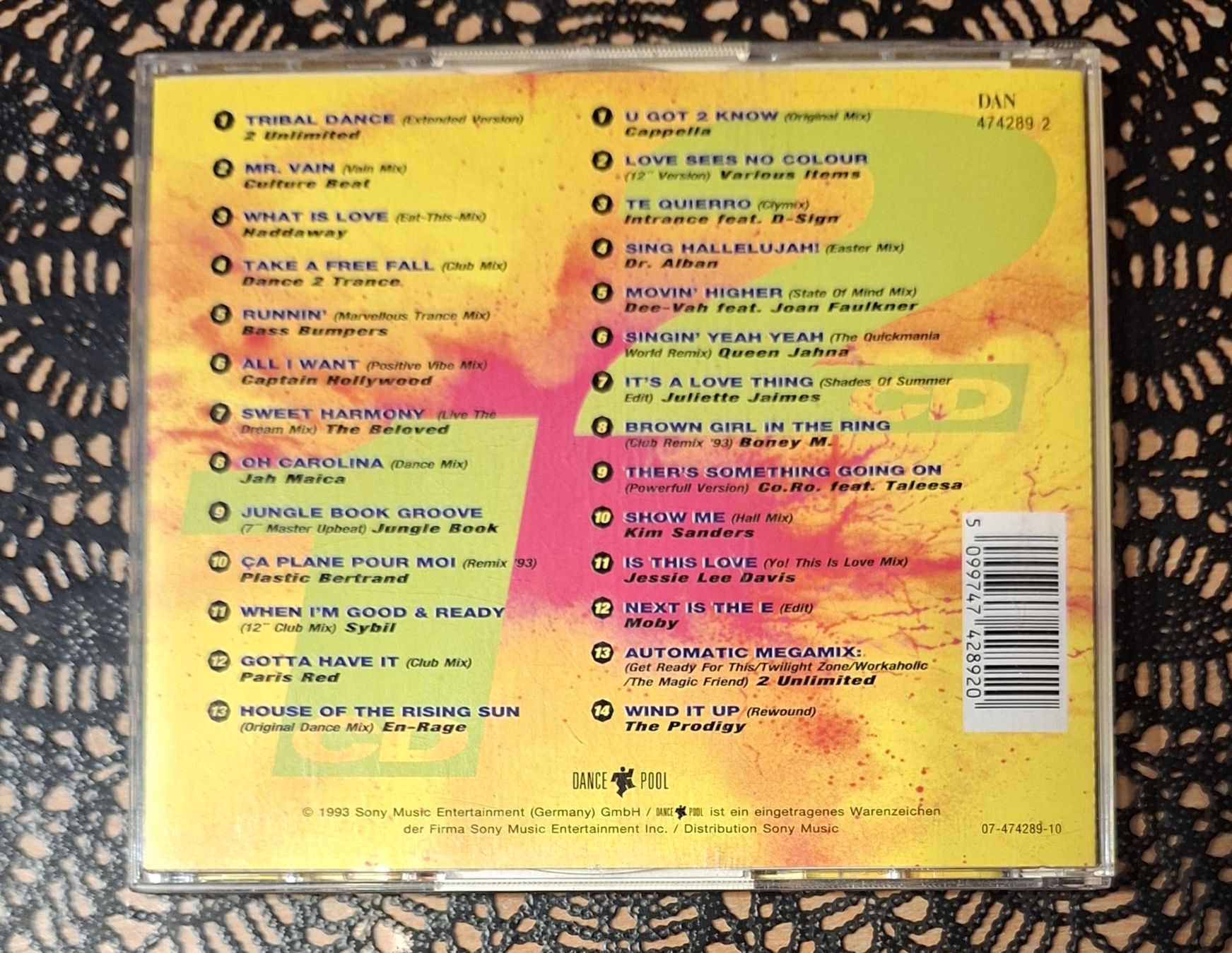 CD: Dance Now! Vol.5, Dance Pop Compilation Sampler 2CD 1993 – Usato da Schönenberg TG venduto da Gregolino76 1