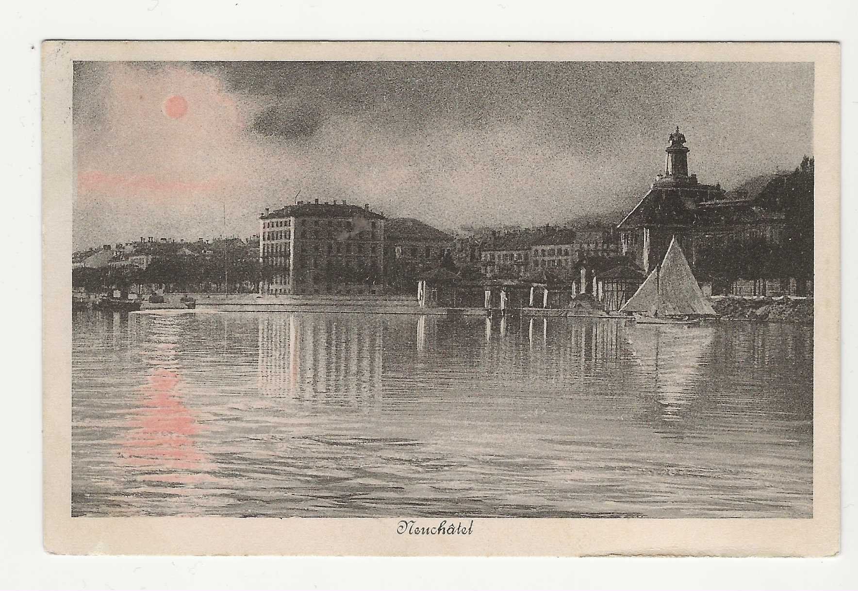 Ansichtskarten: NEUCHÂTEL    1912 – Gebraucht aus Küttigen von rolypo