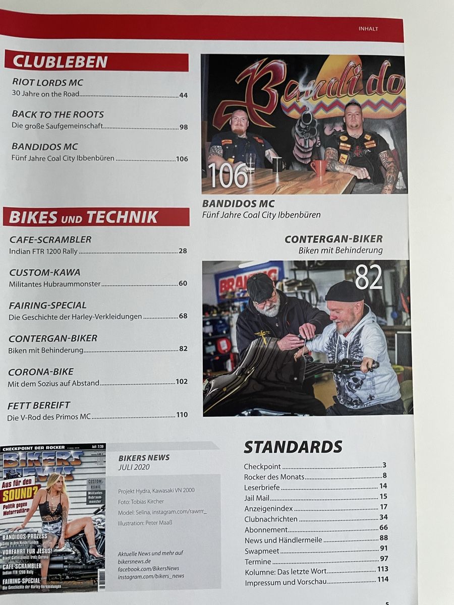 Riviste & Magazine: BIKERS NEWS – Usato da HÄGENDORF venduto da kusi113 2