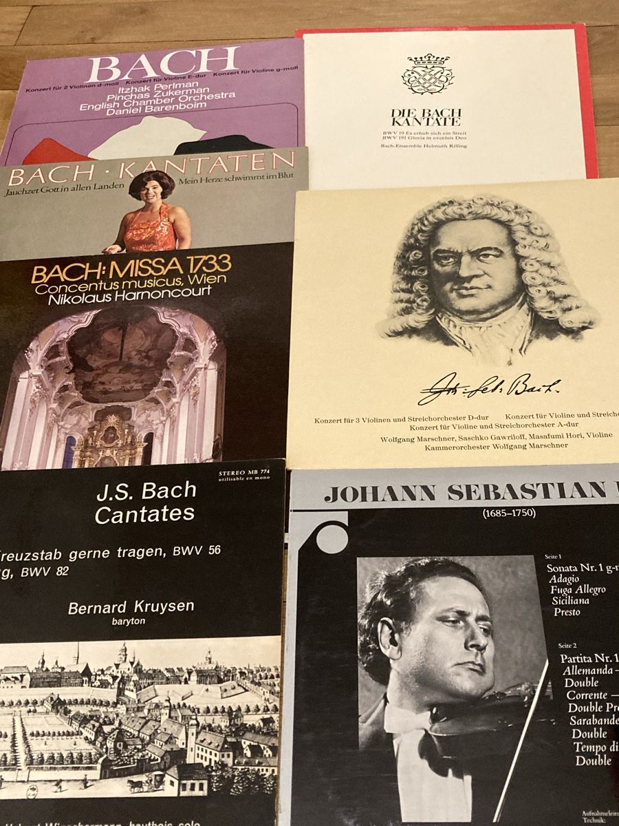 Schallplatten: 7 Schallplatten Bach – Gebraucht aus Zürich von Ekka
