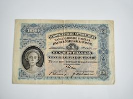 100 Franken Banknote 1937