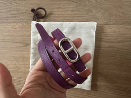 Hermès gurtel mit Maillon H: 13mm reversible