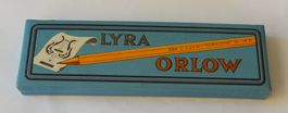 12 Vintage Bleistifte in Bleistiftbox Lyra Orlow 6300 2B