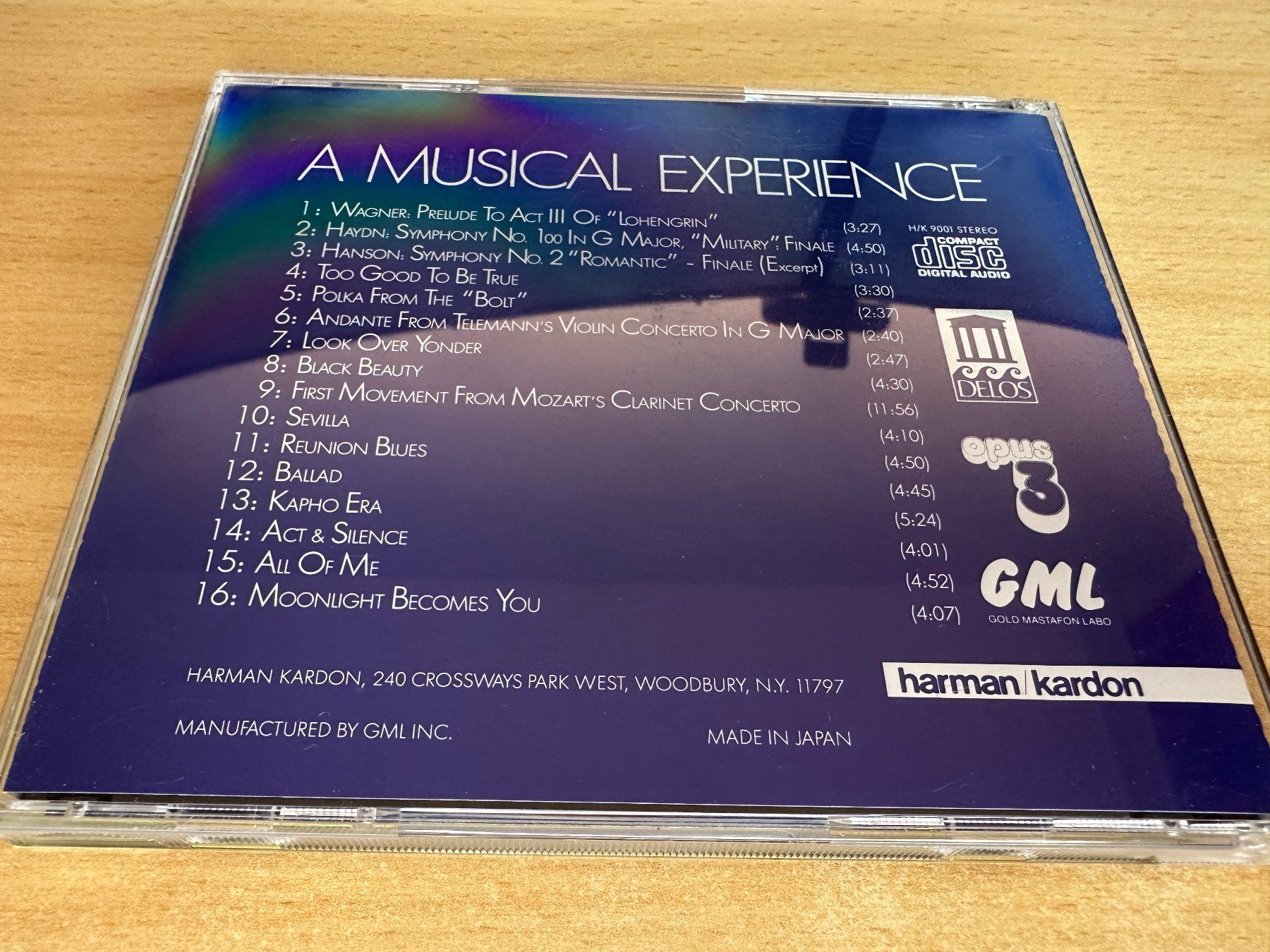 CD: Various – A Musical Experience – Usato da Rikon im Tösstal venduto da Alpenmutz 1