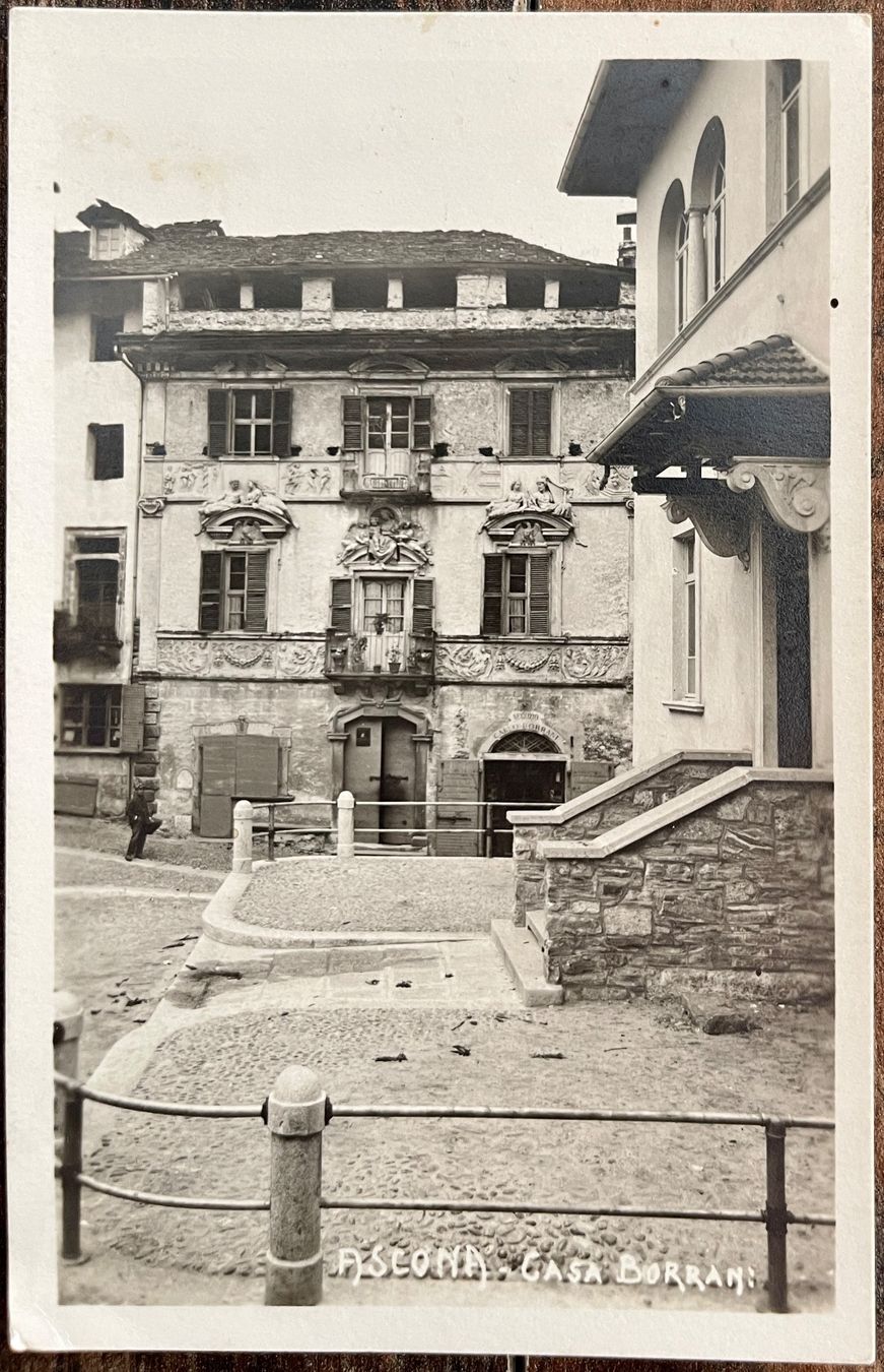 Cartoline postali: ASCONA - CASA BORRANI 1927 – Usato da Lutry venduto da Ediego