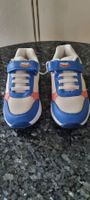 Kinderschuh Spiderman blau-weiss Klettverschluss Grösse 35