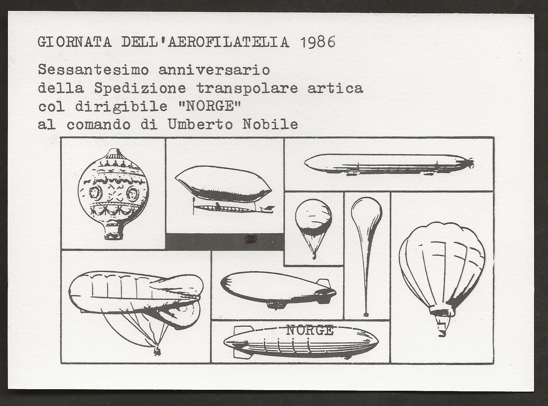 Tutti i francobolli: Ballon 1986 Italien  Luftpost – Usato da Au ZH venduto da xelagreb01 1