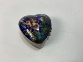 Herziges Schmuckdöschen Cloisonné, Vintage Stil❤️