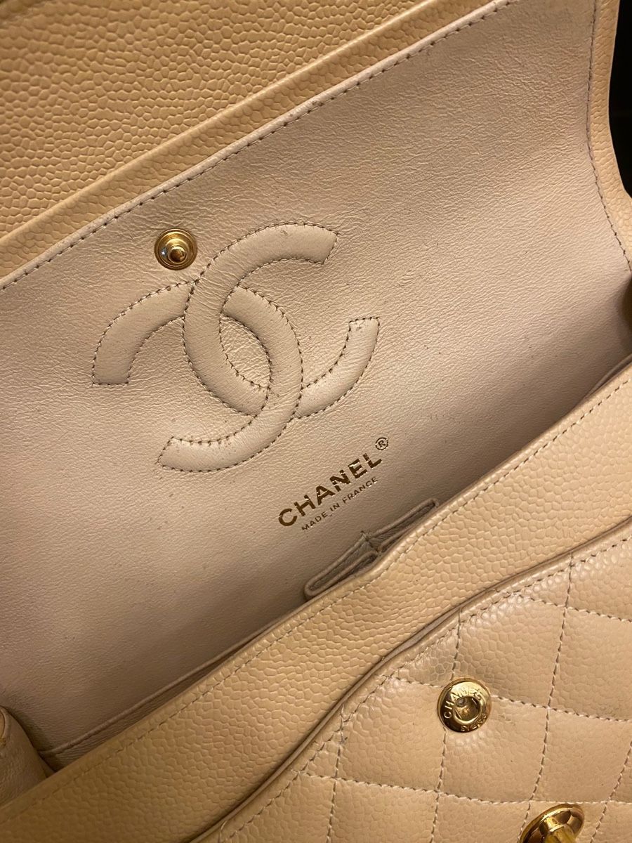 Chanel Taschen für Damen: Sac Chanel timeless classique beige caviar – Gebraucht aus Bussigny von tmu_8p2m 6