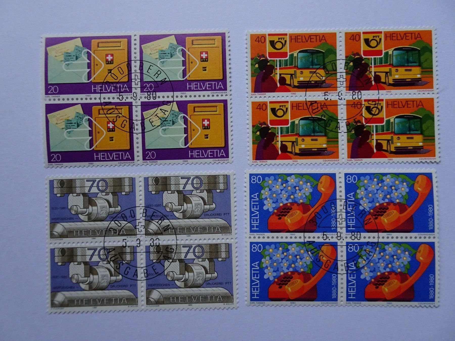 Tous les timbres: 1980 – Neuf (Voir description) à Aadorf par Chnorli-Furz
