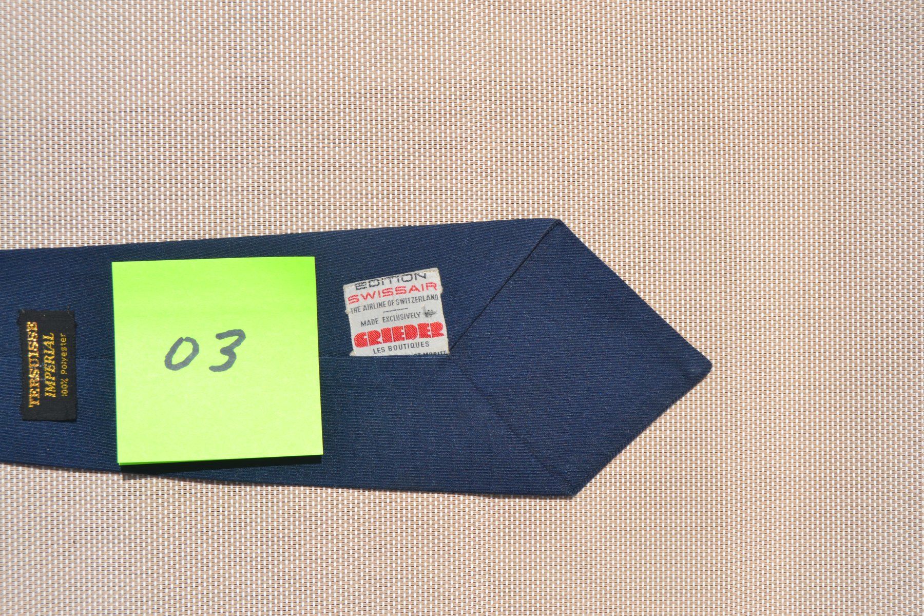 Swissair Uniformi: Swissair Krawatte  03 – Usato da Wil SG venduto da fanofrio