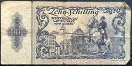 10 Schilling, Österreichische Nationalbank, 1950 - 2.Auflage