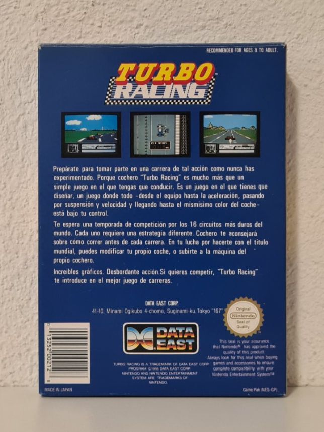 Nintendo Giochi: TURBO RACING - CIB / Pal B Nintendo NES – Usato da Dübendorf venduto da digital_bath 2