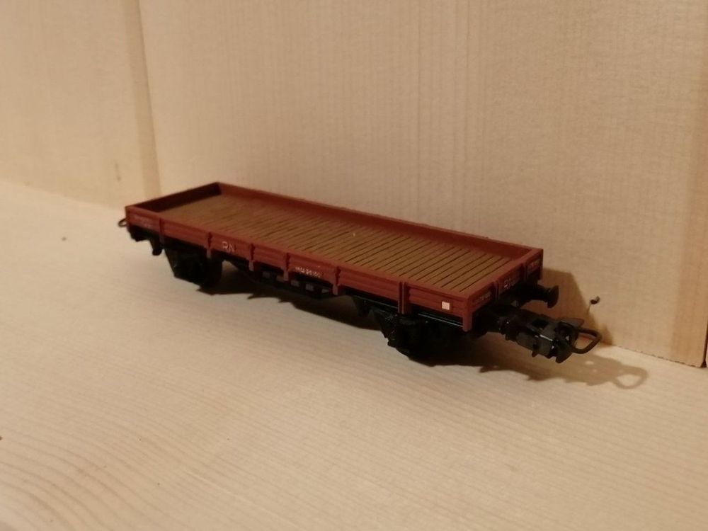 MODÉLISME FERROVIAIRE HO wagons trémie houiller DB 4 essieux BRAWA EUR