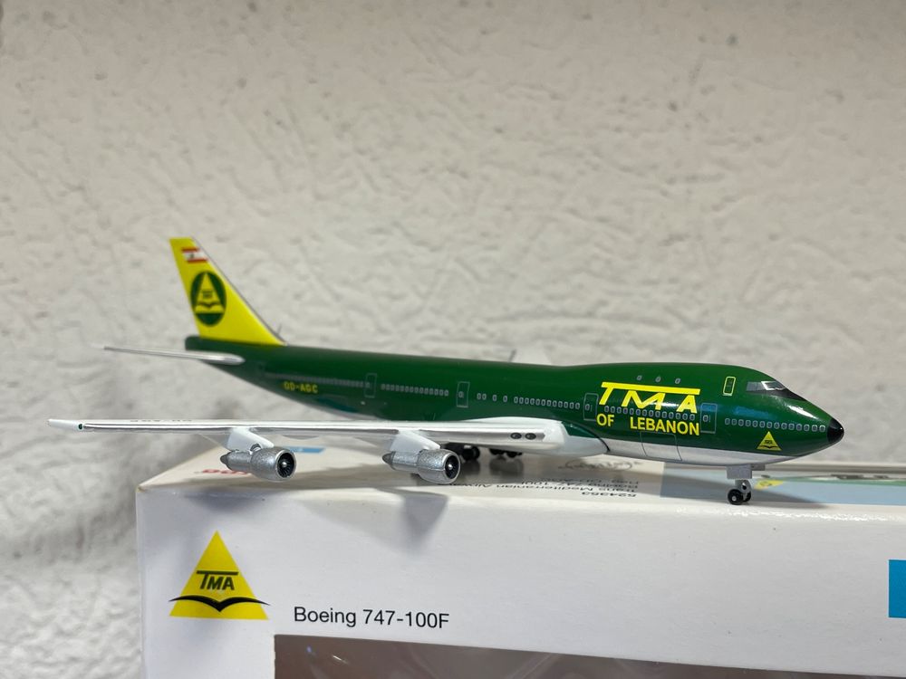 Herpa Maquette Boeing 747-100F UPS Airlines N673UP - Échelle 1/500, Collector Métal Détail Réaliste