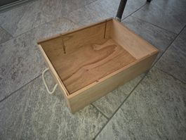 Holzweinkiste 3er leer 35x26.7x10.5cm