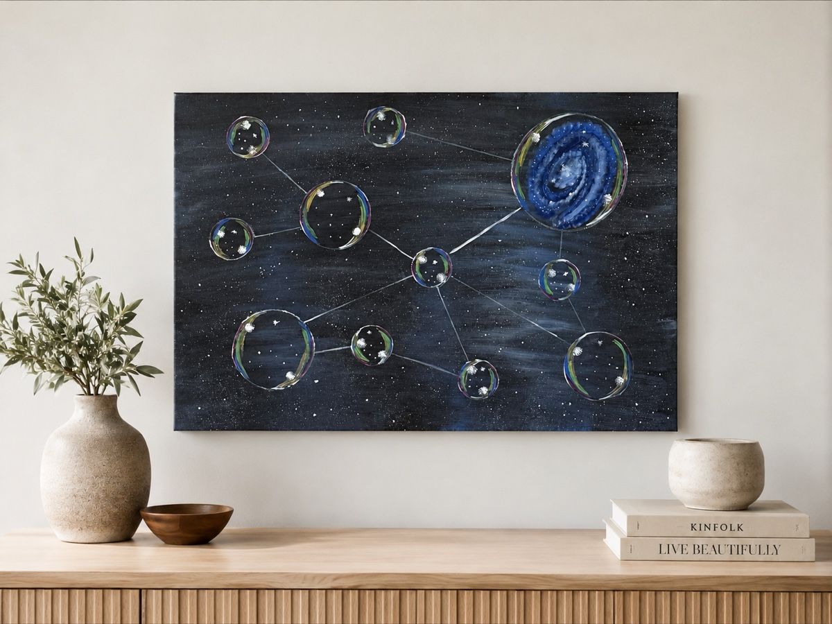 Dipinti: Bubble Connections 50x70cm – Nuovo e nell'imballaggio originale da Münchwilen TG venduto da rub_2tff