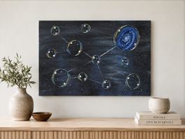 Bubble Connections 50x70cm