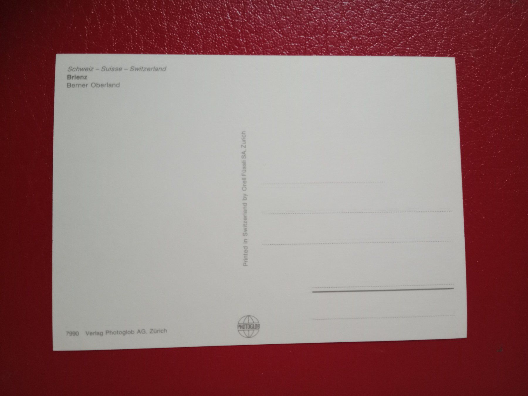 Cartoline postali: Brienz Bern mehrbildrig – Usato da Küttigen venduto da Melisch1000 1