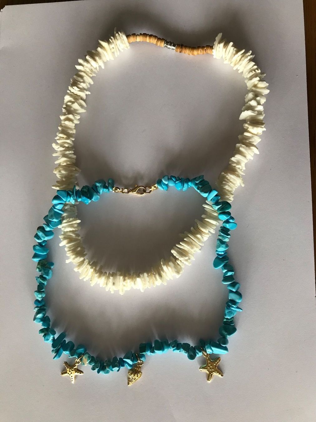 Catenine: Collier nacre et turquoises – Usato da Grimisuat venduto da eliseba88 1