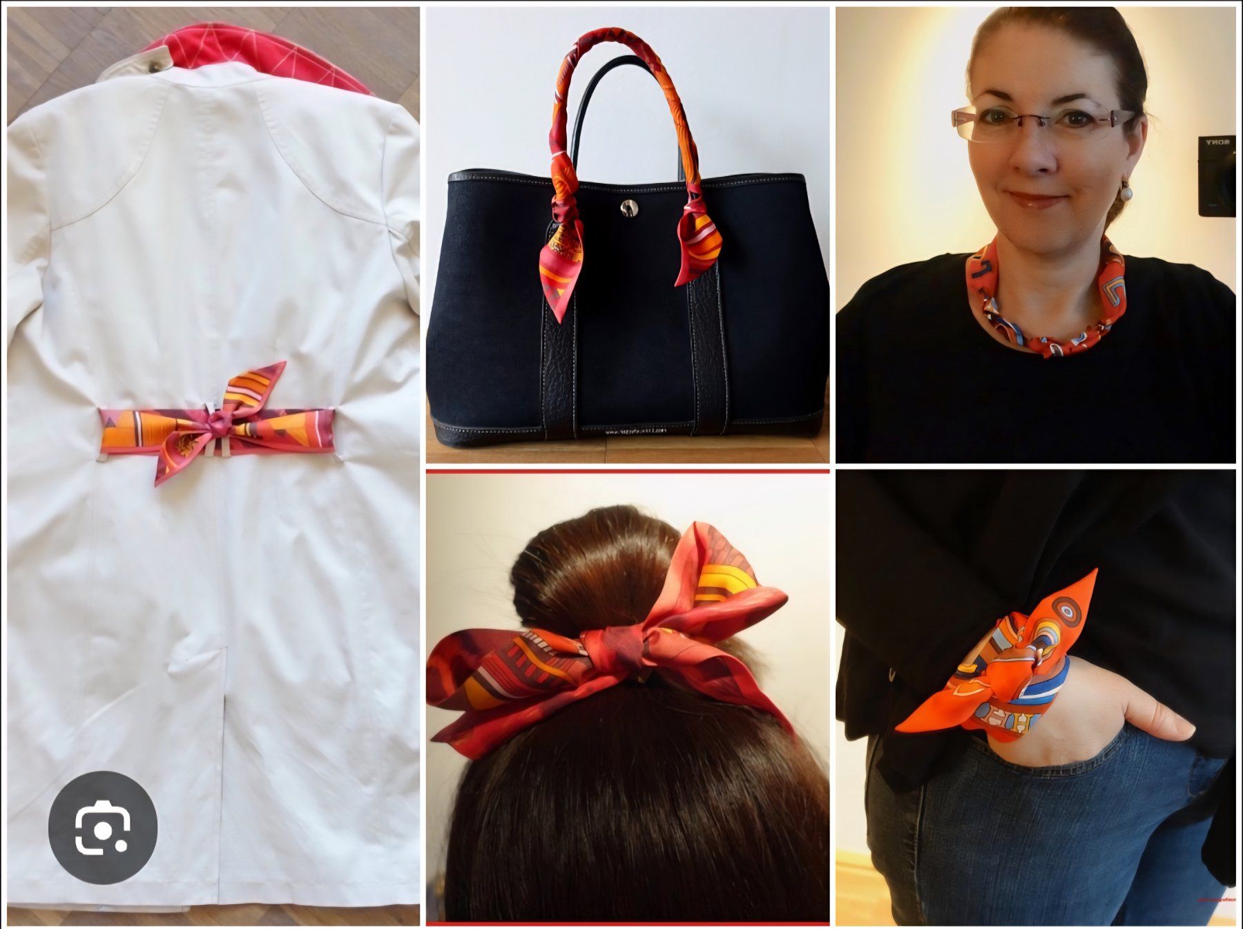 Foulard & Sciarpe: COLLER TWILLY, VIELSEITIG UND HÜBSCH, NEU!! – Nuovo (secondo la descrizione) da Möriken AG venduto da rowyta 4