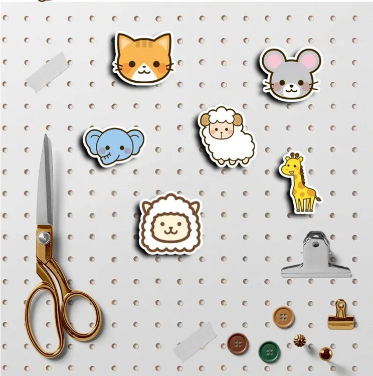 50 Stk. Sticker/Aufkleber - Kawaii süsse Cartoon-Hunde | Kaufen auf