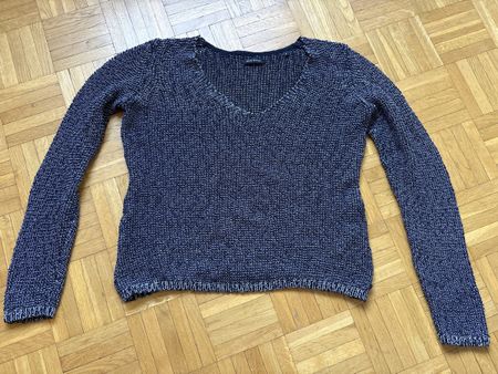 Pullover von Marc O‘Polo in Dunkelblau-weiss, Gr. M