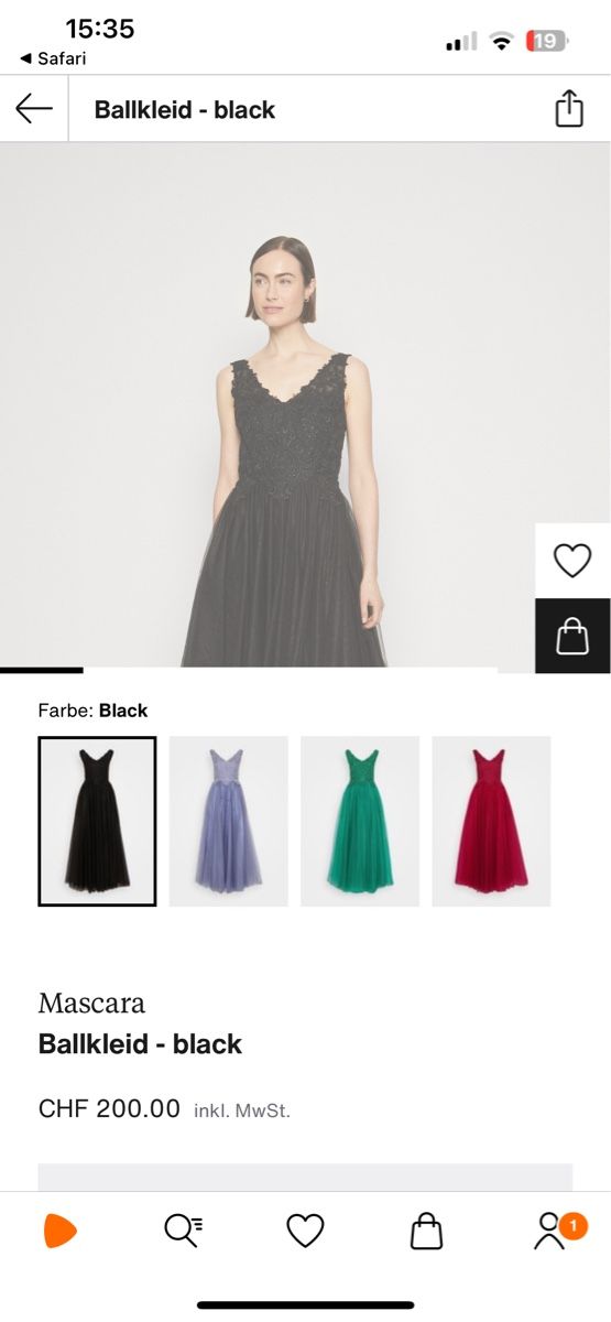 Zalando Kleider: Mascara Abendkleid, Gr.38 – Gebraucht aus Füllinsdorf von Ilnomi 3