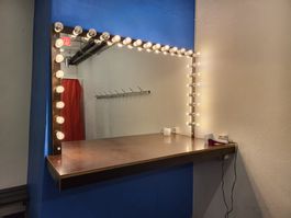 Schminkspiegel Künstlergarderobe