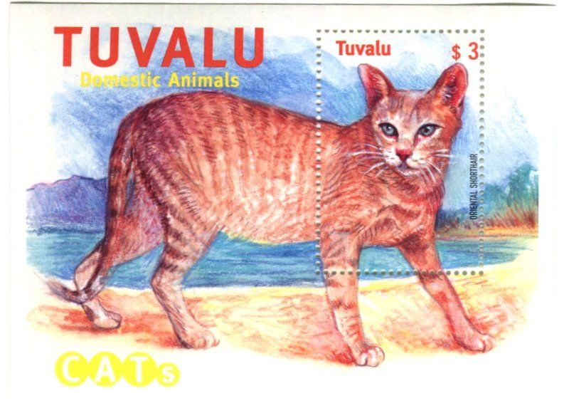 Tutti i francobolli: Block "Katzen". Tuvalu – Nuovo e nell'imballaggio originale da Basel venduto da Butsch5