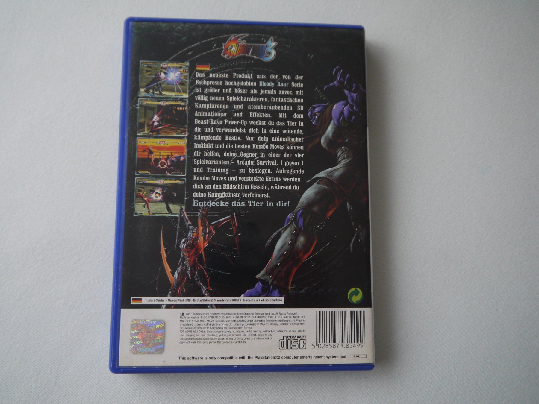 Sony Giochi: BLOODY ROAR 3 PS2 – Usato da Hagendorn venduto da Blaf 2