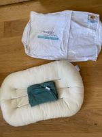 Babykissen Snuggle Me organic inklusive Bezug moosgrün