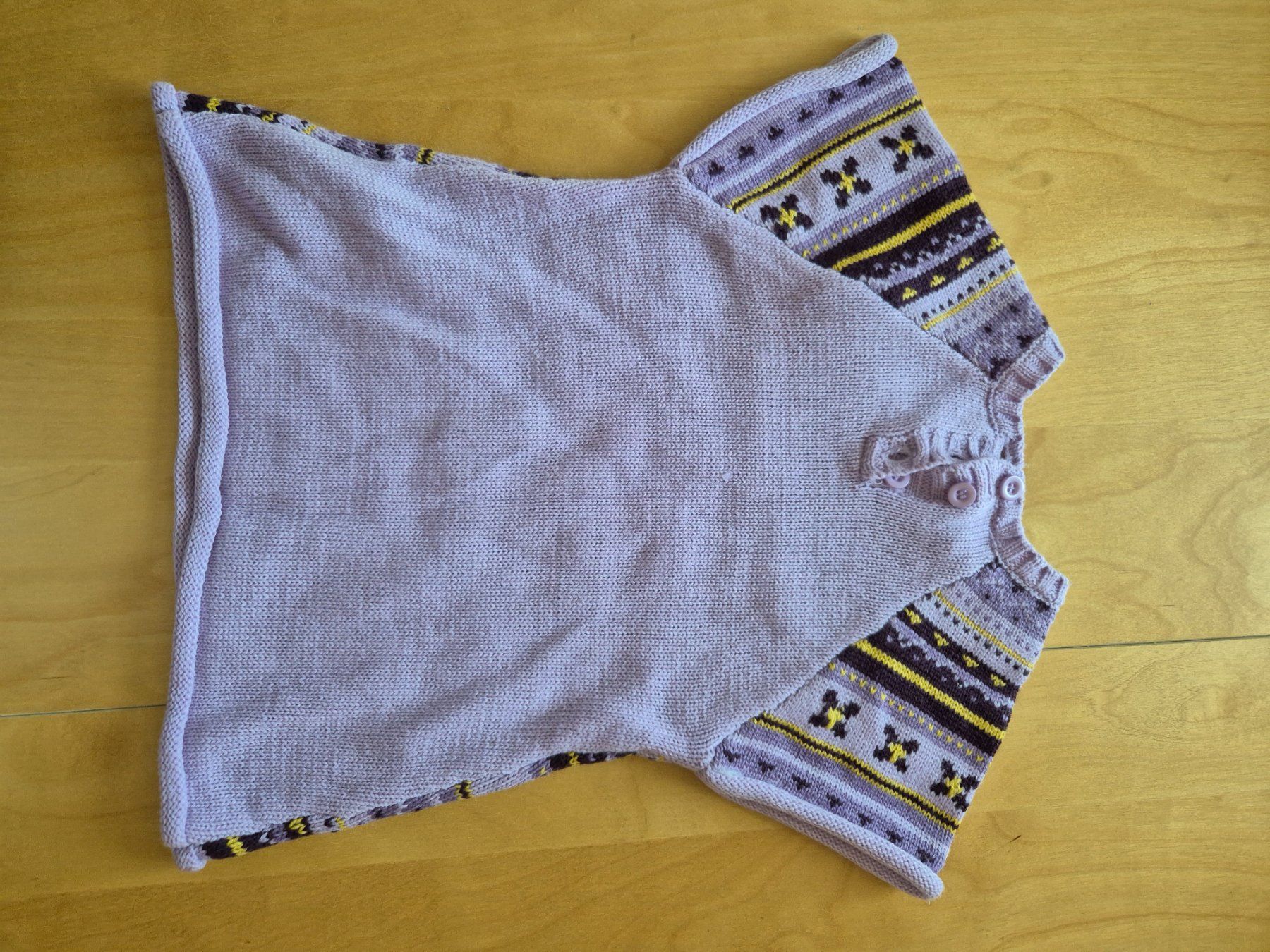 Vestiti & Gonne: Lila Strickkleid, Smile, Gr. 74, Versand möglich – Usato da Reinach AG venduto da scud-werfer17 2