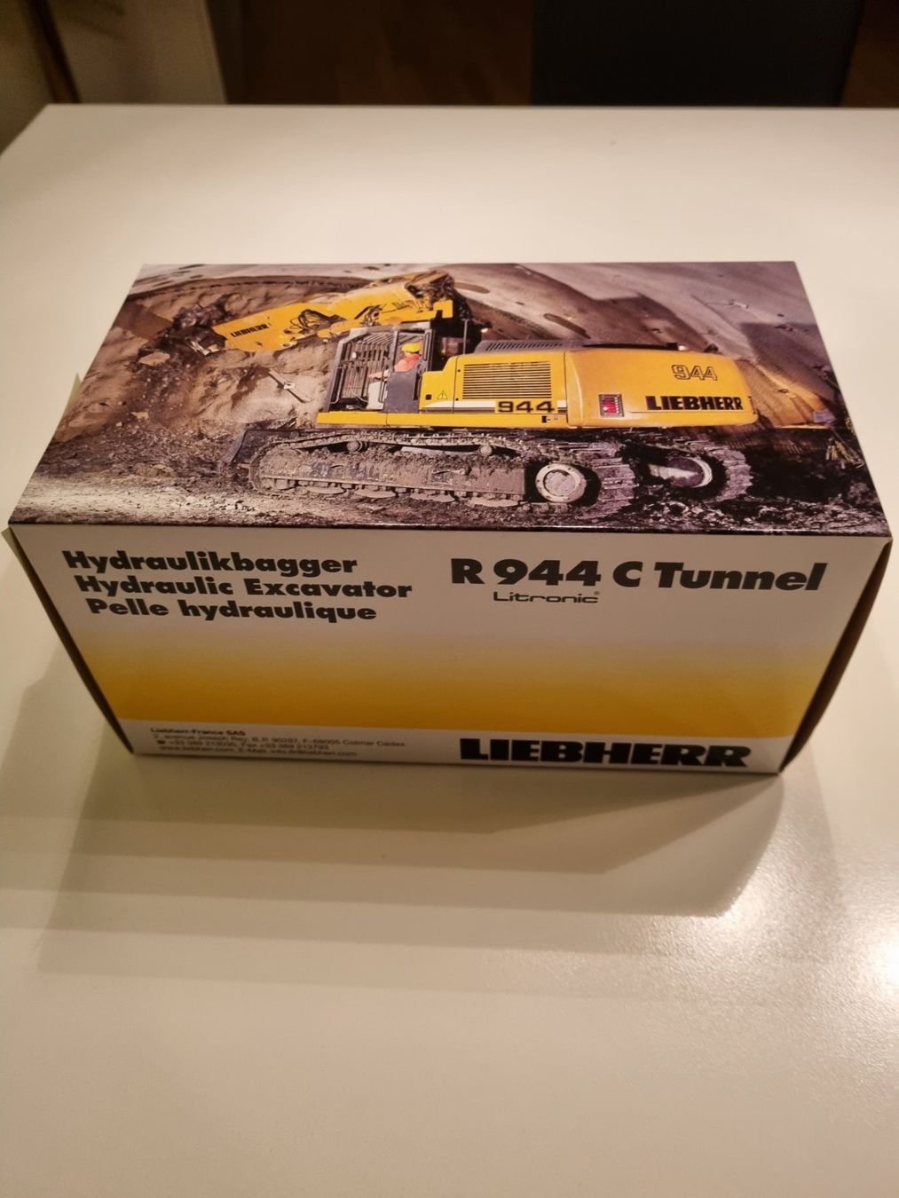 Liebherr Escavatori: Bagger 1:50 NZG Rarität – Nuovo e nell'imballaggio originale da Gossau SG venduto da freighttrain 5