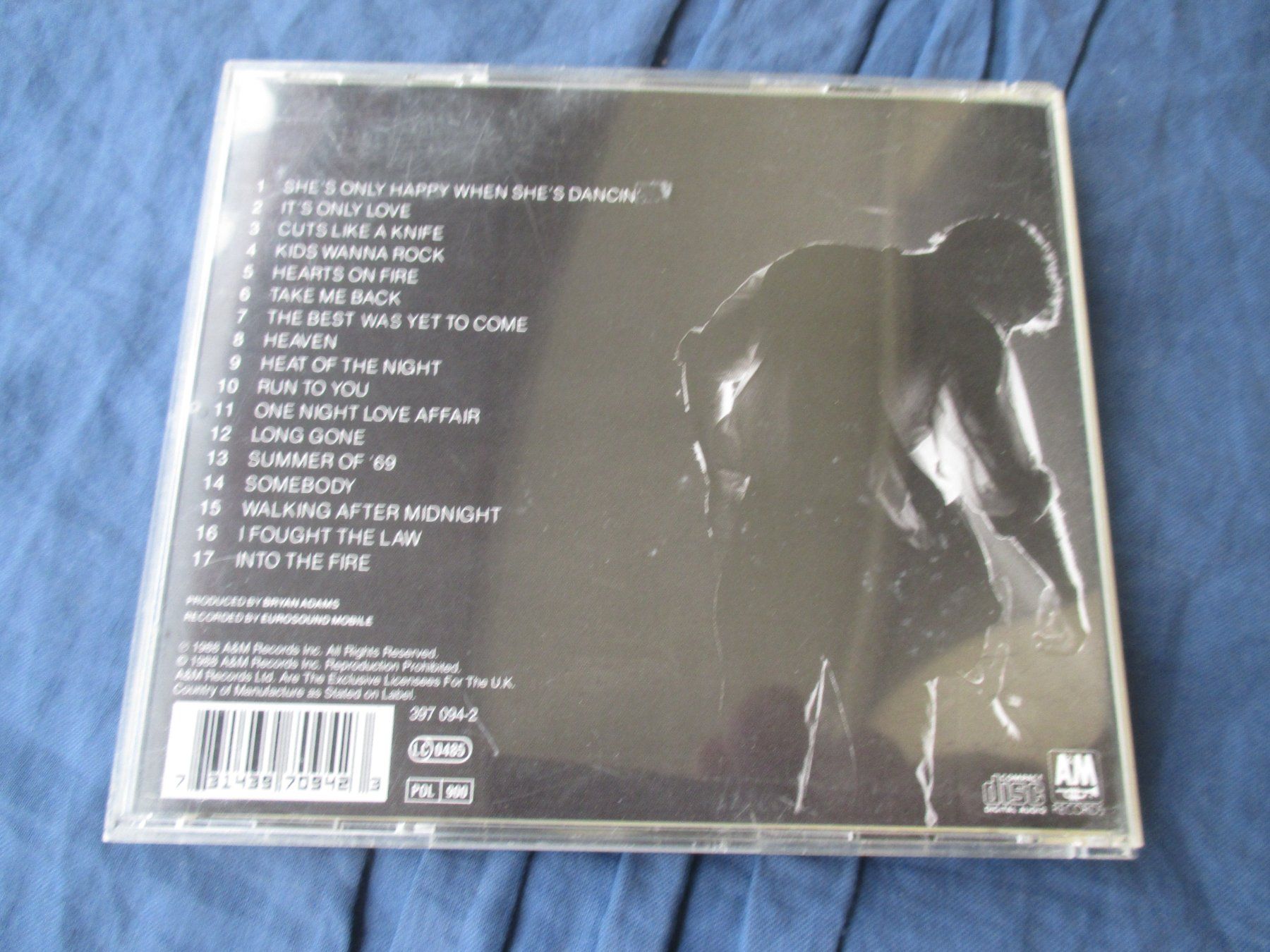 CD: Bryan Adams Live ! Live ! Live ! – Usato da Colombier NE venduto da Nevenma 1