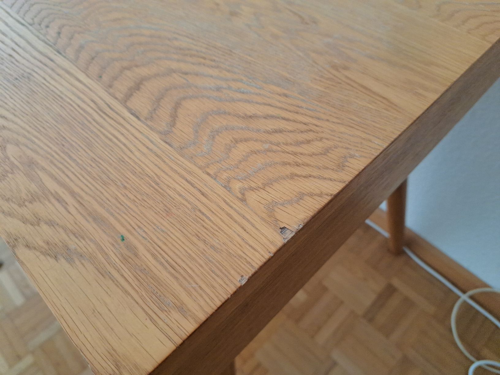 Interio Tavoli: Holztisch mit Schublade, Vintage Look Interio  – Usato da Basel venduto da LorinB 2