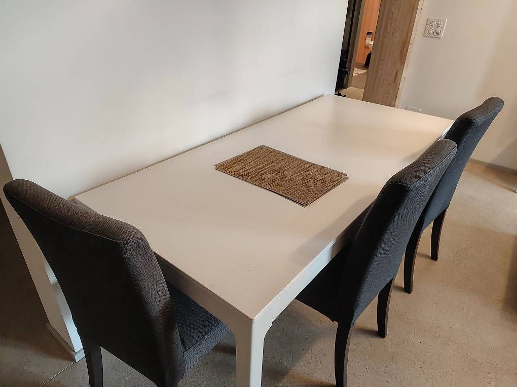 Tables: Esstisch ausziehbar weiss – D'occasion à Thalwil par gop_j62m 1