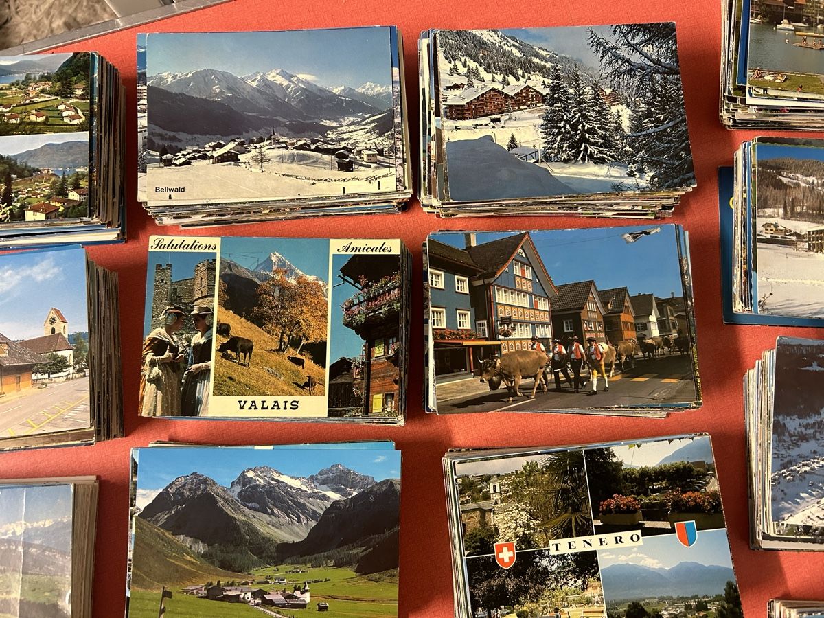 Cartoline postali: Konvolut Ansichtskarten Schweiz 1960-1990 ca. 1600 Stück. – Usato da Lanzenhäusern venduto da vic63 1
