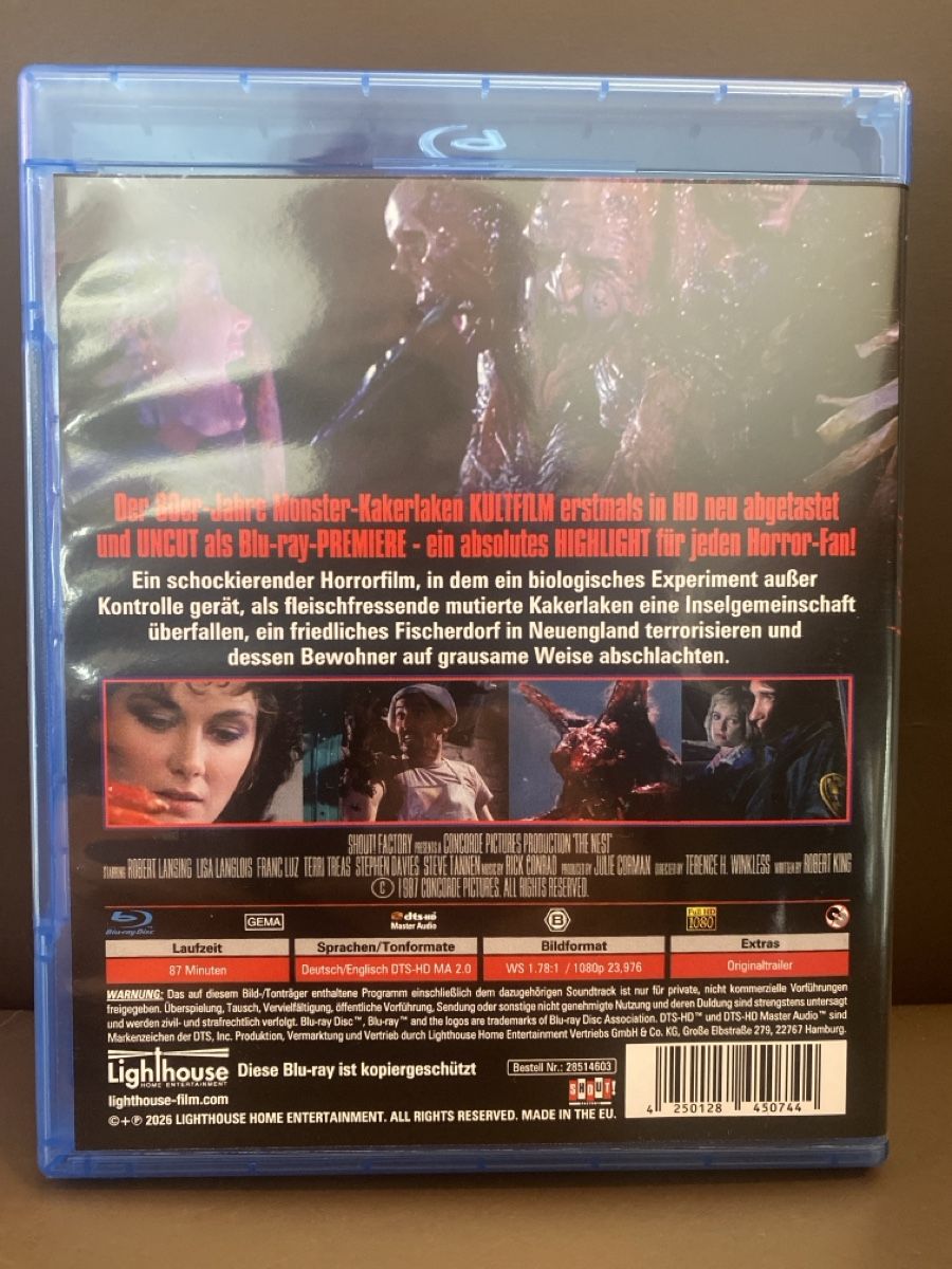 Tutti i DVDs: The Nest -Brutstätte des Grauens – Usato da Burg AG venduto da Lobo016 1