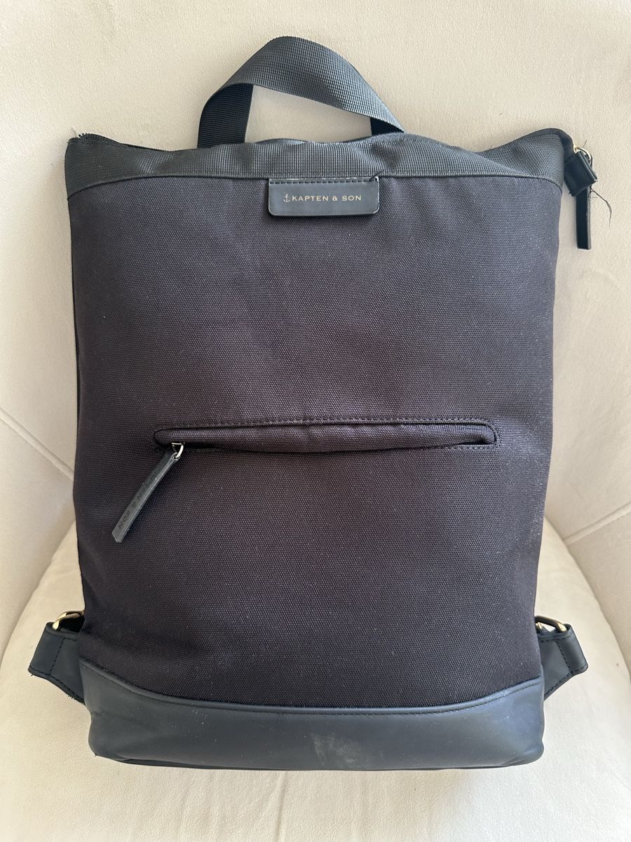 Kapten & Son Zaini: UMEA -Tagesrucksack - all black – Usato da Baar venduto da Owl_1984 5
