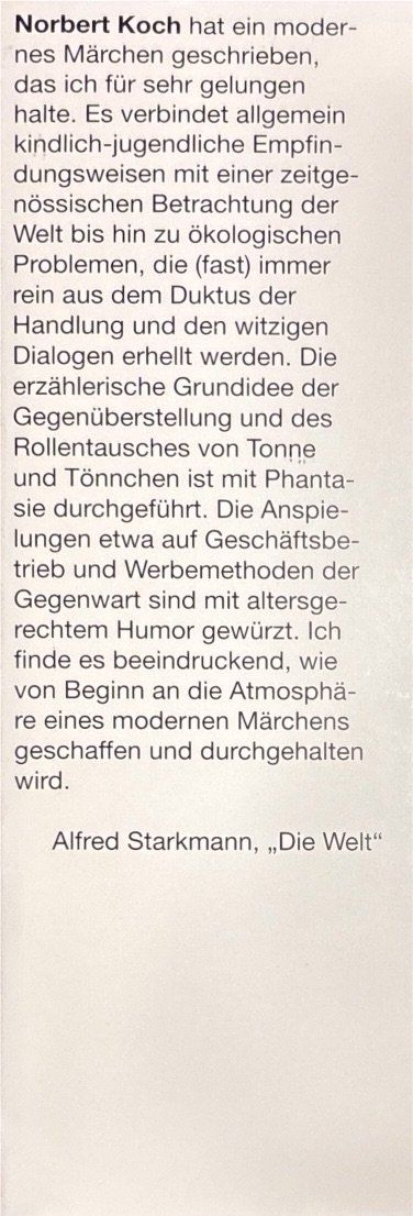 Libri: Koch Norbert, Tonne und Tönnchen – Nuovo (secondo la descrizione) da Sarnen venduto da Livres 1