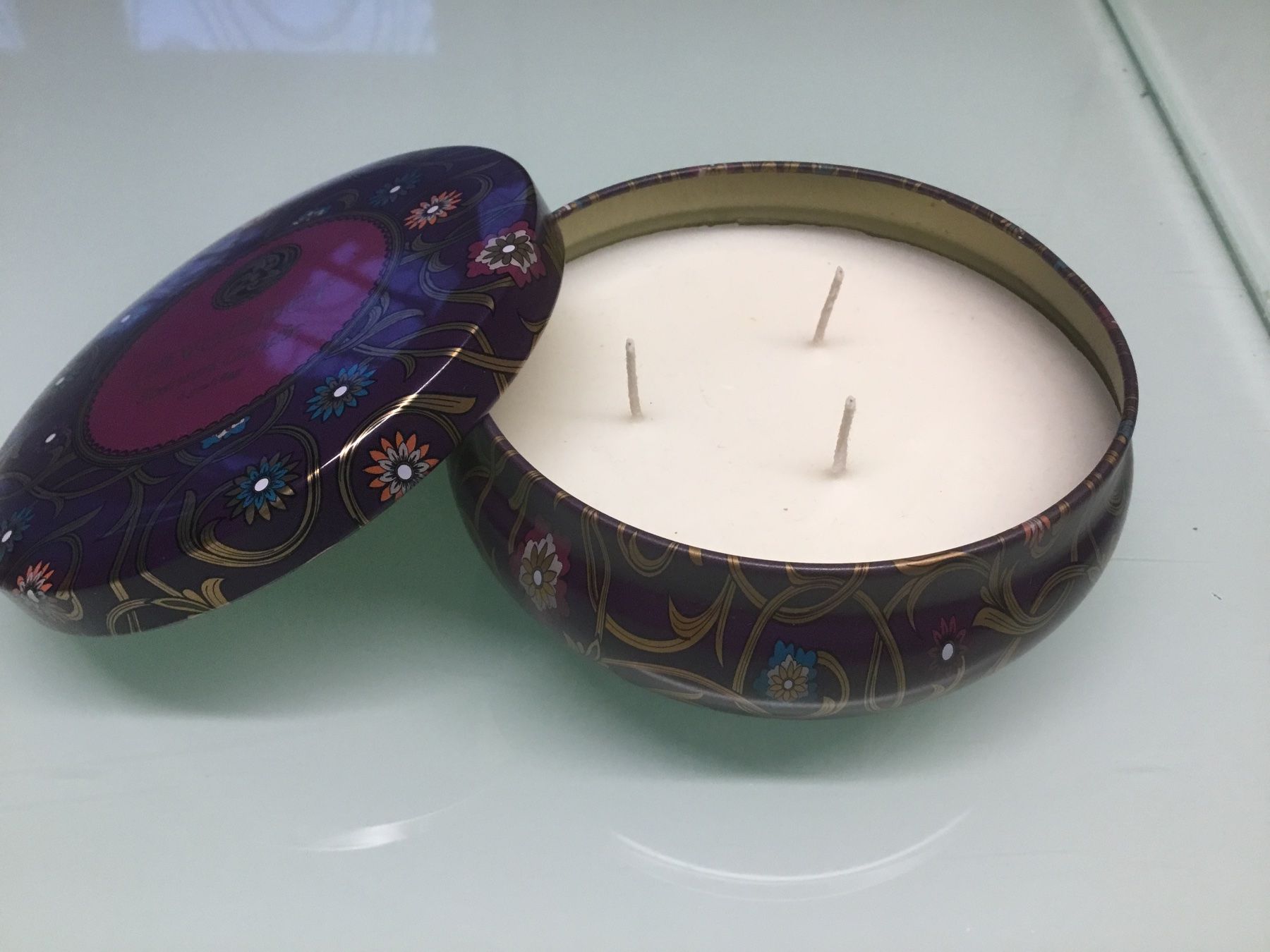 Candele: Lavender Duftkerze 3 Docht – Nuovo (secondo la descrizione) da Frauenfeld venduto da stern081