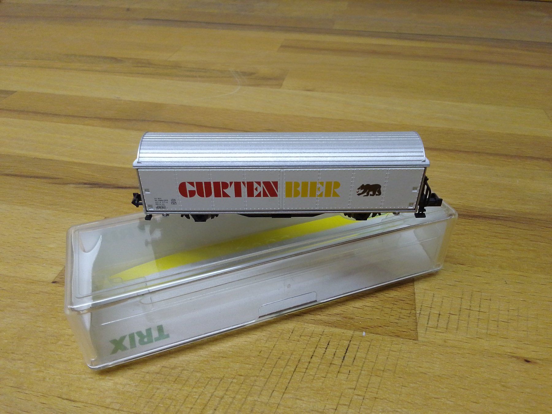 Trix Modellini di ferrovie: Güterwagen "Gurten Bier" – Usato da Zollikofen venduto da Noak 1
