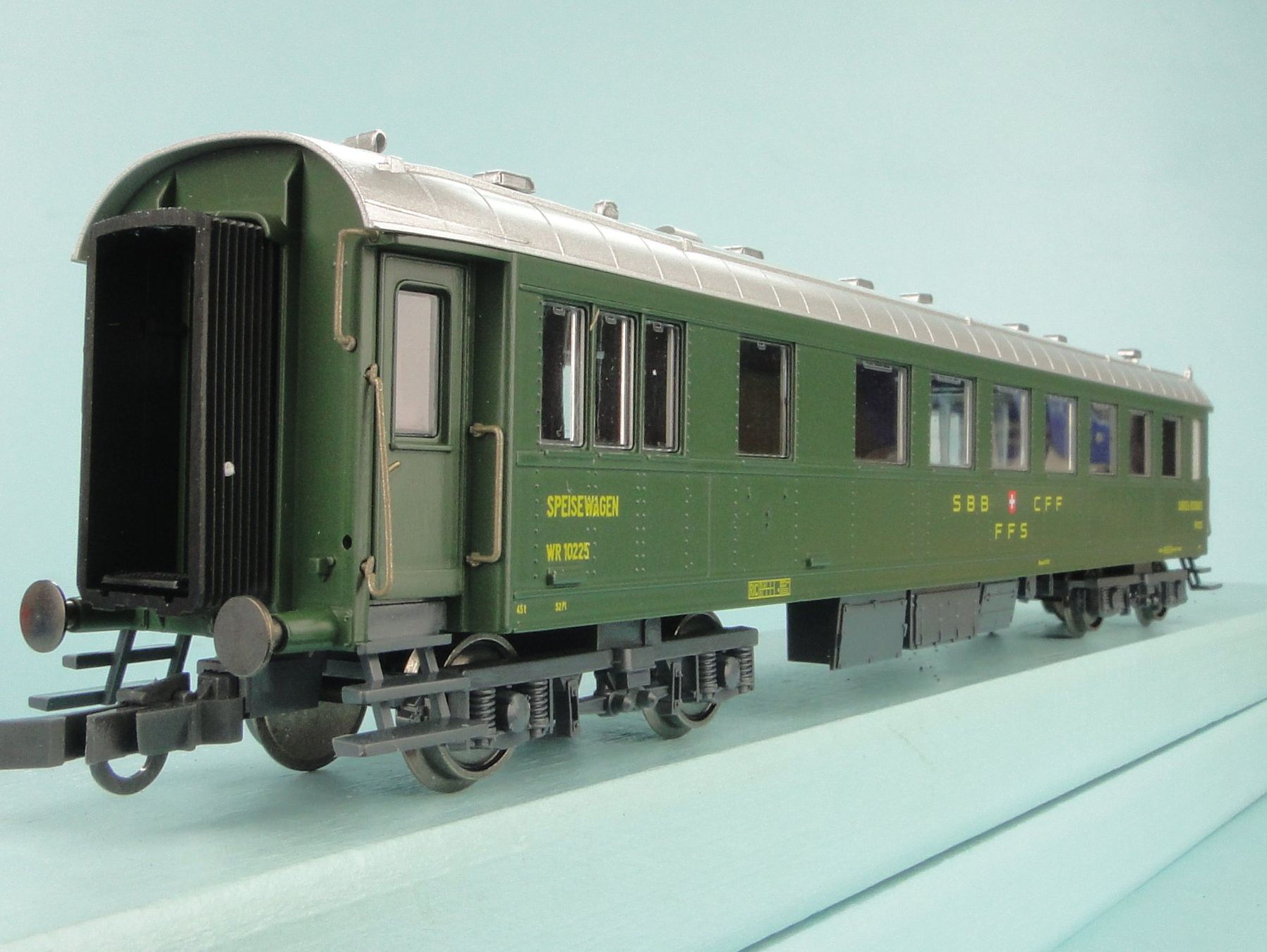 Roco Modellini di ferrovie: Roco 44876 H0 DC SBB Speisewagen – Usato da Bülach venduto da cann11 5